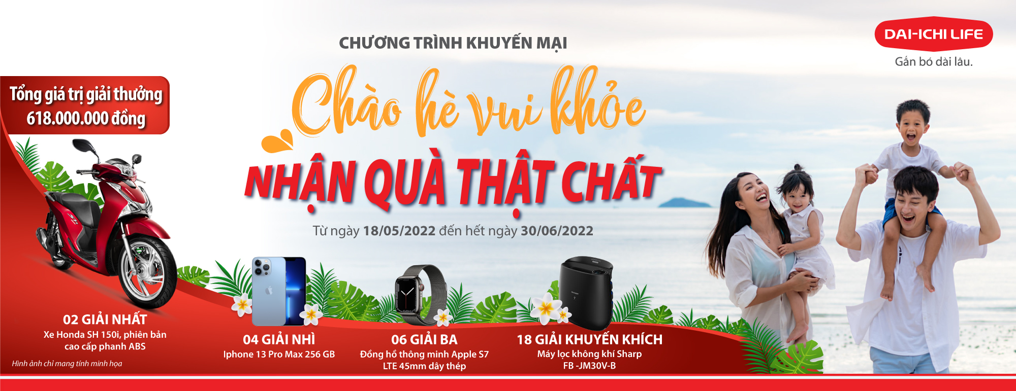 Dai-ichi Life Việt Nam triển khai chương trình khuyến mại “Chào hè vui khỏe – Nhận quà thật chất”...